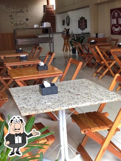 O interior do Restaurante Dona Isa