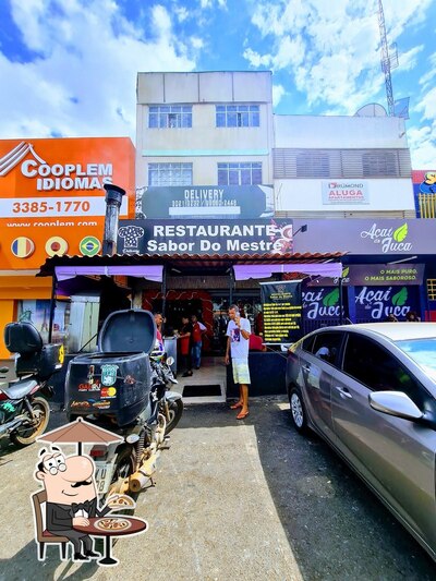 Veja a parte externa do Sabor Do Mestre Restaurante