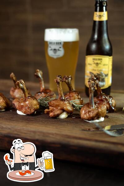 Desfrute de uma cerveja com seu jantar