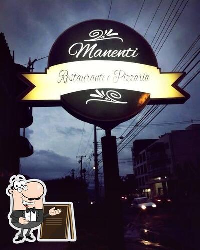 Veja imagens do exterior do Manenti Restaurante e Pizzaria
