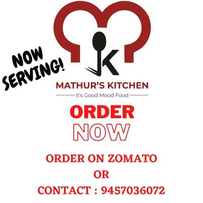Here’s the advertisement of Mathur's Kitchen