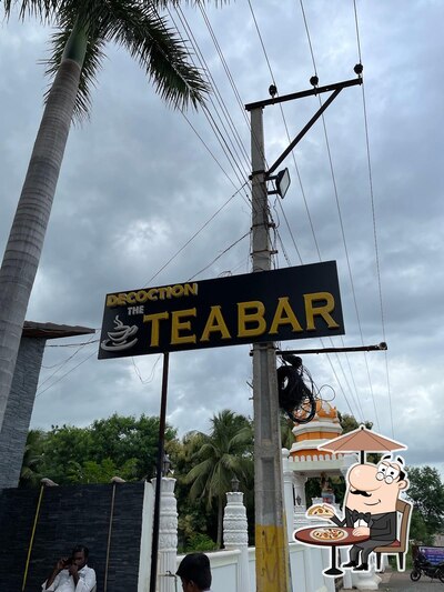 The outside area is an important feature of Decoction The Tea Bar