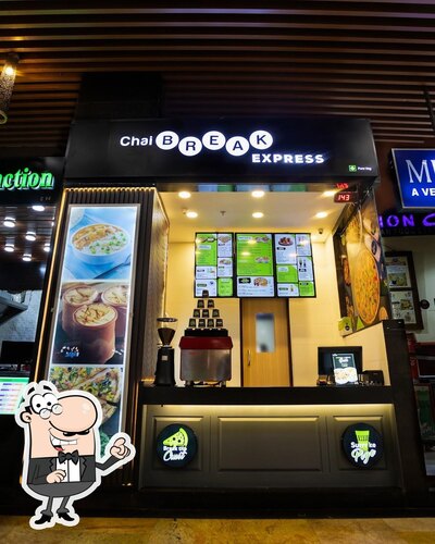 The interior of Chai Break - Rangoli Mall