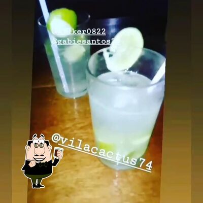 Você pode desfrutar de uma bebida do menu