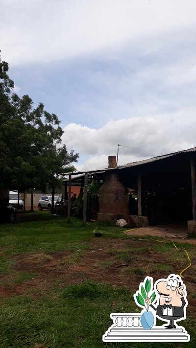 Desfrute da vista da área externa do Restaurante do Chapolin