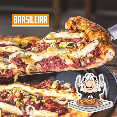 Escolha pizza no Chef's Pizza