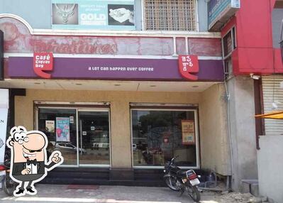 The exterior of Café Coffee Day