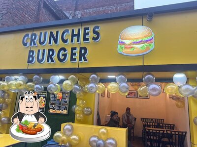 Food at Crunches Burger