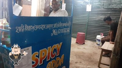 Order different drinks available at Spicy Adda