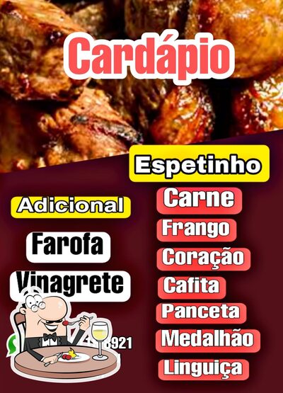 Comida em Churrasco do Baiano