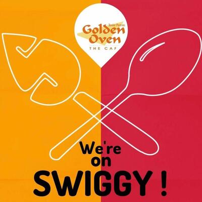 The advertisement displays information about Golden Oven