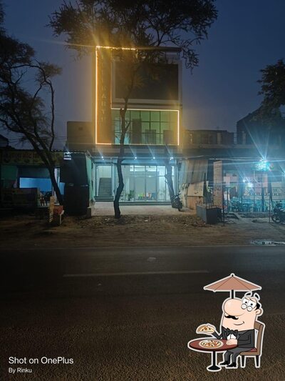 You can get some fresh air outside Neelkanth Hotel