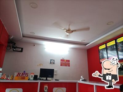 The interior of Red Bucket Biryani