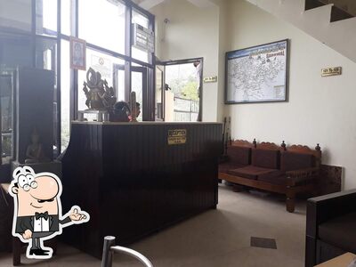 The interior of Anand Restaurant