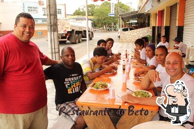 O interior do Restaurante do Beto Rio Pomba MG