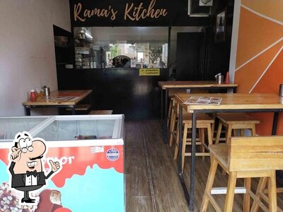 The interior of Rama's Kitchen