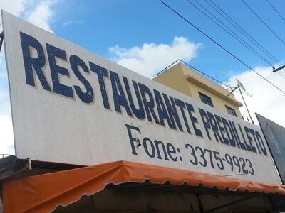 Aqui está a publicidade do Restaurante Predilleto