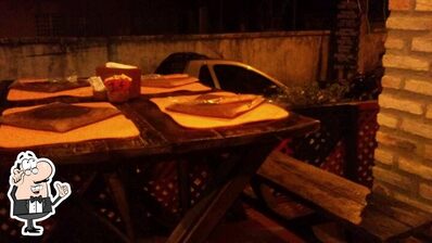 O interior do Bella Pizza