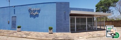 Desfrute da vista do exterior Restaurante do Celebrité Buffet