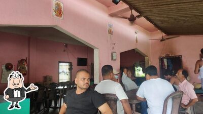Take a seat at one of the tables at Shib Parbati Dhaba