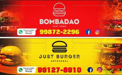 A representação gráfica da marca do Just Burger - Artesanal