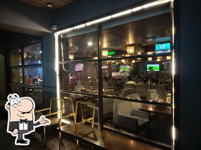 Take a seat at one of the tables at Hungry Puppets