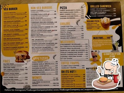 Order a burger at The Burger Company