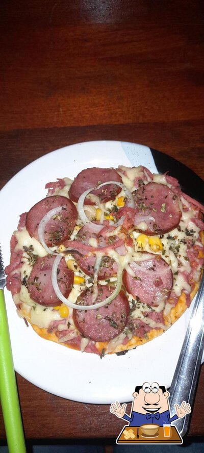 Comida em Pizzaria e sorveteria brasil