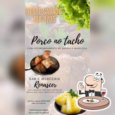 Comida em Bar e Mercearia Renascer