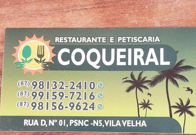 Leia as informações sobre o Restaurante coqueiral