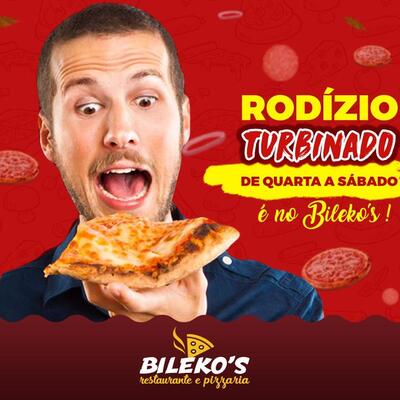 A publicidade mostra informações sobre o Bileko's