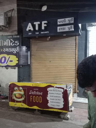 Here’s the advertisement of ATF PANI PURI ( ANY TIME FAVOURITE)