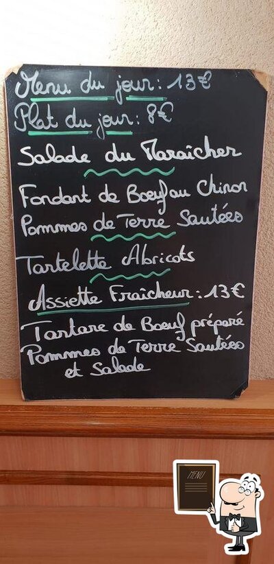 Découvrez les formules du jour sur le tableau