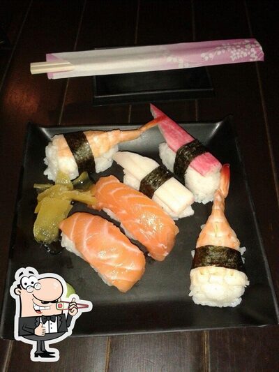Prove diferentes opções de sushi