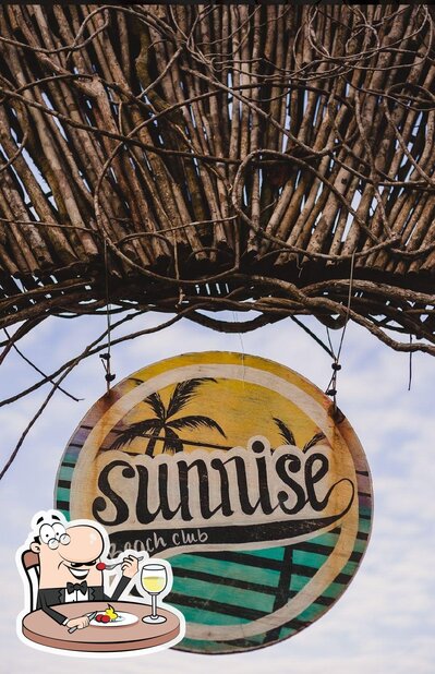 Comida em Sunrise Beach Club