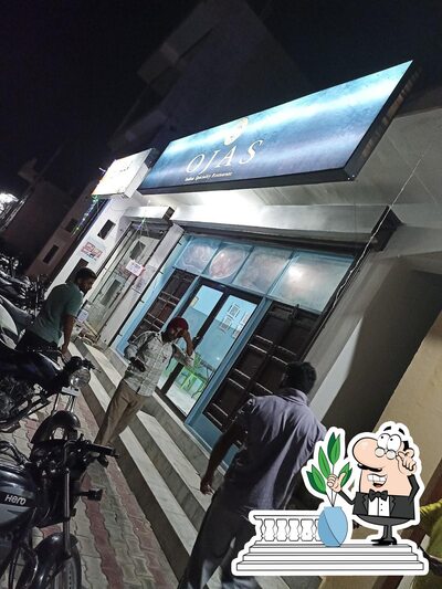 The exterior of Ojas Gold Restaurant