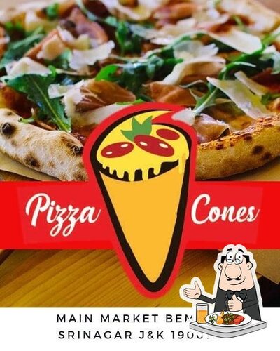 Food at Pizza Cones