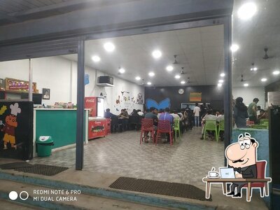 The interior of EM Restaurant