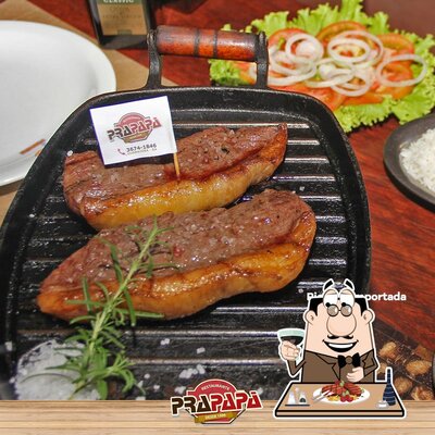 Desfrute da gama de pratos de carne