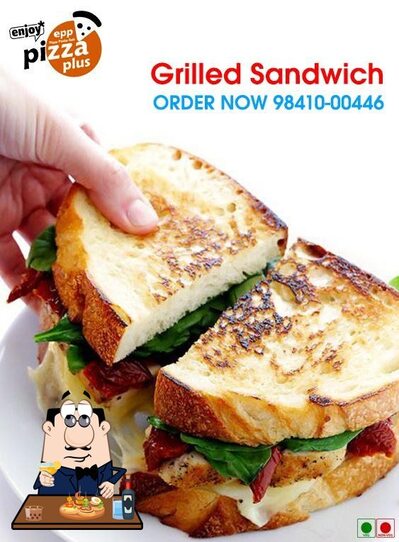 Pick a sandwich at Enjoy Pizza Plus Chabal Best Pizza Restaurant in Chabal