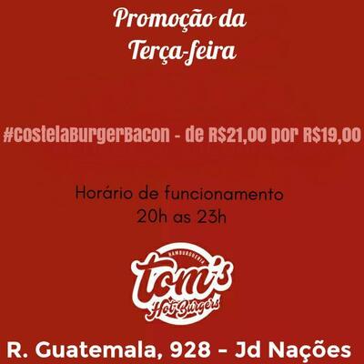 Leia as informações sobre o Toms Hotburgers