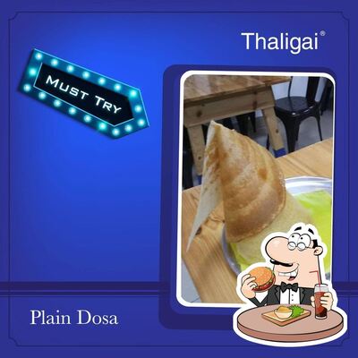 Order one of the burgers served at Thaligai