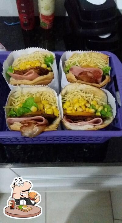 Peça um hambúrguer no Tasmânia Lanches