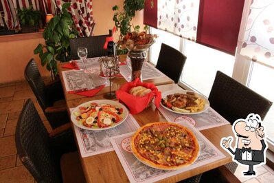 Gli interni di Buffet Pizza Tony