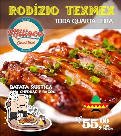 Consiga pizza no Milloca Mexican Food - Arraial D'Ajuda