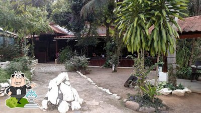 O exterior do Restaurante Fundo de Quintal
