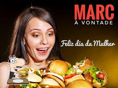 Os hambúrgueres do Marc a vontade irão saciar diferentes gostos