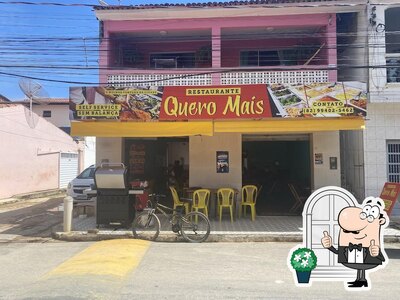Você pode espairecer no exterior Restaurante Quero Mais
