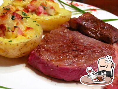 Refeições de carne são disponibilizados no Brasa & Vino