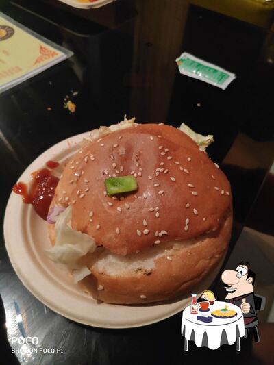 Order one of the burgers served at Cafe Cookies